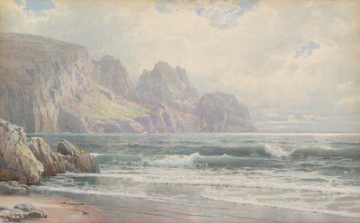 Klippiga kustlinjen av William Trost Richards