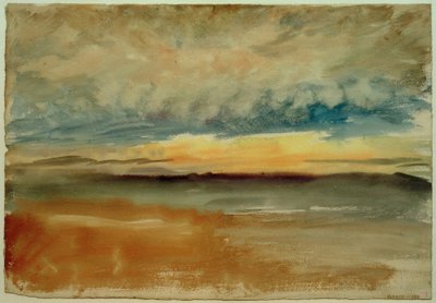 En stormig solnedgång av Joseph Mallord William Turner