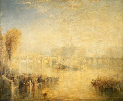 Utsikt över Pont Neuf i Paris av Joseph Mallord William Turner