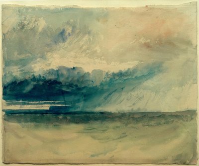 Klippor från havet av Joseph Mallord William Turner