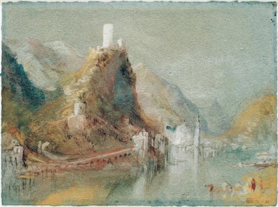 Cochem sett från söder av Joseph Mallord William Turner