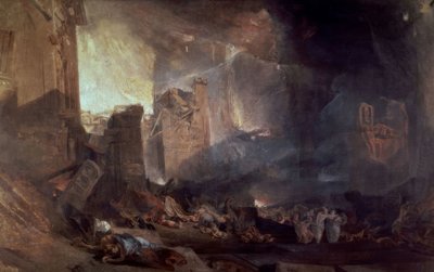 FÖRSTÖRELSE AV SODOM - 1800-talet - ENGELSK ROMANTIK av Joseph Mallord William Turner