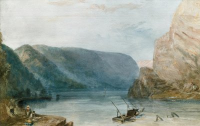 Die Lorelei av Joseph Mallord William Turner