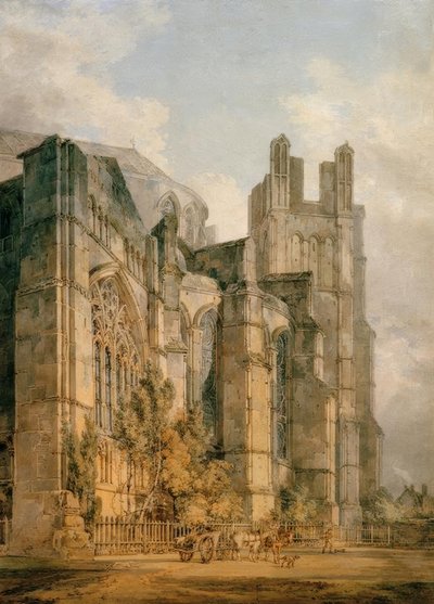 Kapellet St. Anselm vid Canterbury Cathedral och av Joseph Mallord William Turner