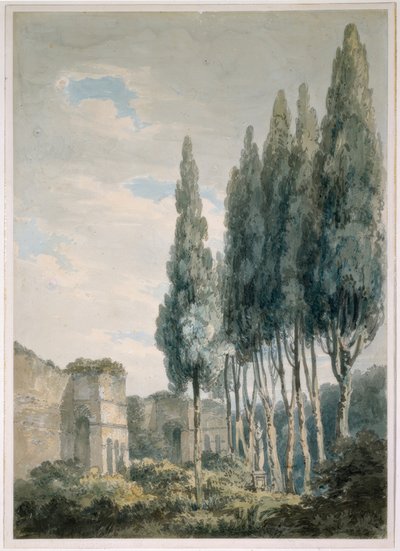 I Ludovisi-trädgården, Rom av Joseph Mallord William Turner