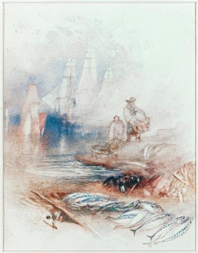 Makrill på stranden av Joseph Mallord William Turner