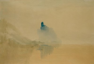 Slott på stranden av en sjö av Joseph Mallord William Turner