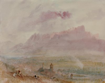 Staden och Thunsjön av Joseph Mallord William Turner