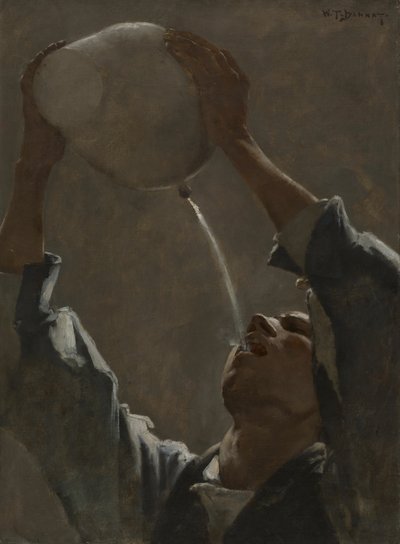 Studie för "An Aragonese Smuggler" av William Turner Dannat