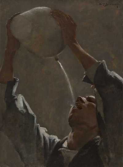 Studie för "An Aragonese Smuggler", 1881 av William Turner Dannat