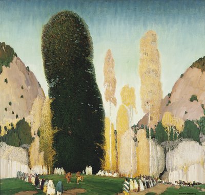 A Mountain Ceremony, c.1930 (olja på duk) av William Victor Higgins