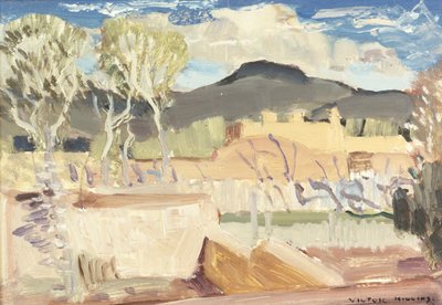 Taos (olja ombord) av William Victor Higgins