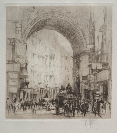 San Carlo Arch, Neapel av William Walcot