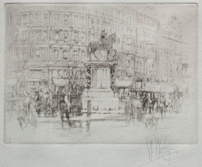 Charing Cross: Statyn av Charles I av William Walcot