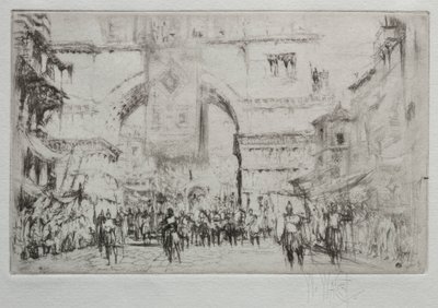 Hadrianus kommer in i Salonica av William Walcot