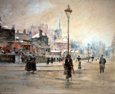 London på vintern av William Walcot