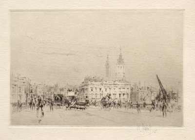 På London Bridge av William Walcot