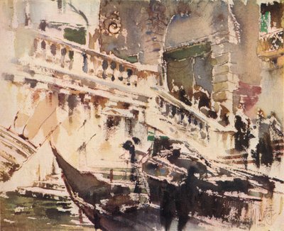 Rialto, Venedig, 1920, 1923 av William Walcot