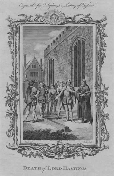 Lord Hastings död, 1773. av William Walker