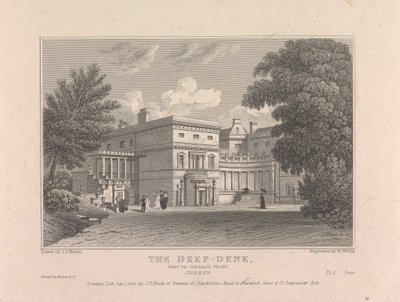 Deep-Dene. East eller Carriage Front, Surrey av William Wallis