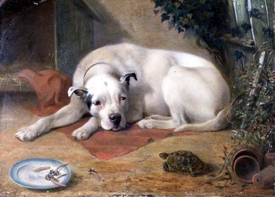 En besökare (bräda) av William Weekes