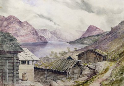 Romsdalsfjorden, 1850 av William West