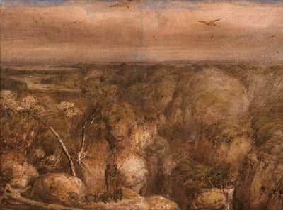 A distant view of Port Bowen, from Mount Westall av William Westall