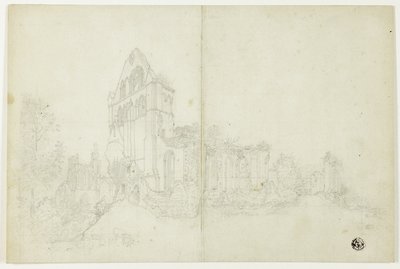 Byland Abbey, Yorkshire av William Westall