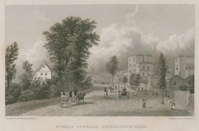 Sir Richard Steeles stuga, Haverstock Hill av William Westall