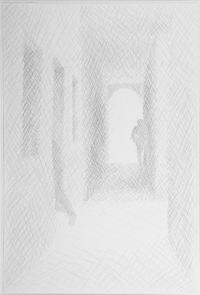 Archway to Rio Terra, Venedig, 2008 (Penna på papper) av William Wilkins