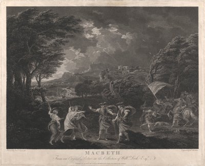 Macbeth och häxorna av William Woollett