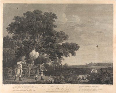Skytte, skylt III av William Woollett