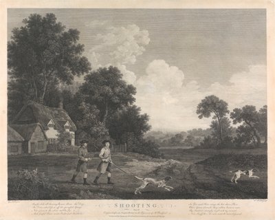 Skytte, tavla II av William Woollett