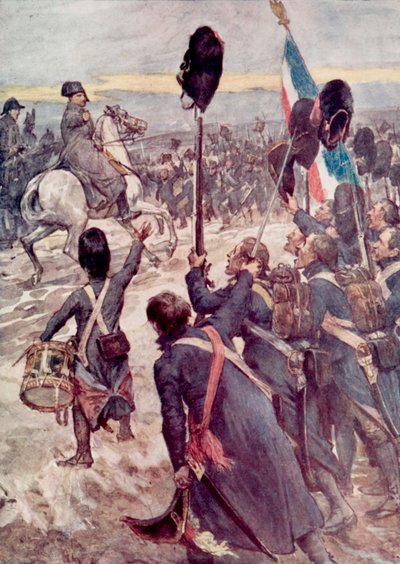 Napoleon i Austerlitz av William after Rainey