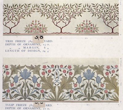 Tapetprovbok, före 1917 (tryck) av William and Company Morris