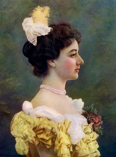 Maud Hoffman, skådespelerska, 1899-1900. av William and Daniel Downey