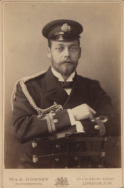 Prins George av Wales i marinuniform av William and Daniel Downey