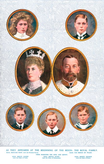 Kungafamiljen, c1935 av William and Daniel Downey