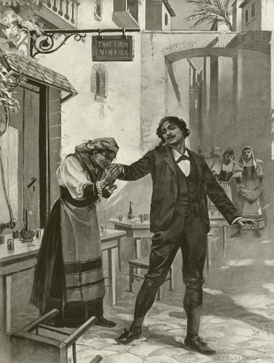 Cavalleria Rusticana, scen XI (gravyr) av William de Leftwich Dodge