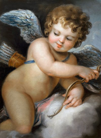 "Cupidon" Peinture de William Hoare (1707-1792) 18eme siecle av William of Bath Hoare