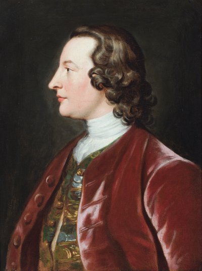 Porträtt av Hugh Percy av William of Bath Hoare