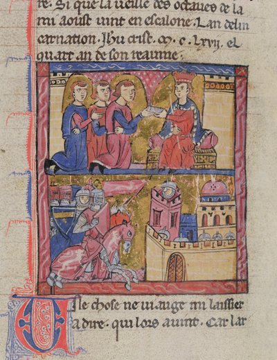 Den bysantinske kejsaren sluter en allians med Jerusalem 1168 för att kontrollera Egypten av William of Tyre