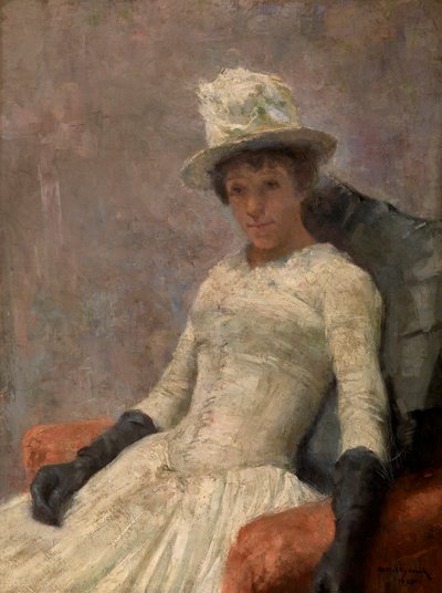 Stephanie i vitt av William van Strydonck