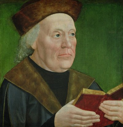Borgmästare Hermann Langenbeck, ca 1515 (olja på ekpanel) av Wilm Dedecke