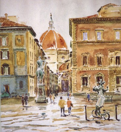 206 Piazza SS Annunziata, regnuppklarning av Wilson Clive