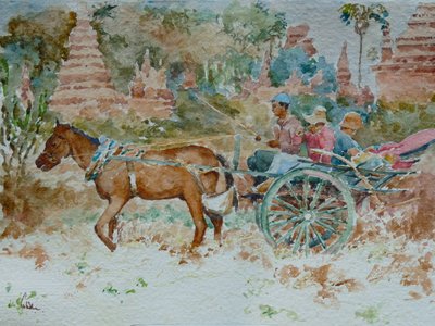924 En tur runt templen, Bagan av Wilson Clive