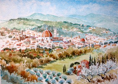 954 Fjäder, från S. Domenico di Fiesole av Wilson Clive