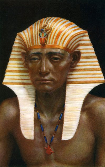Amenemhat III, forntida egyptisk farao från den 12:e dynastin, 1800-talet f.Kr. 1926. av Winifred Mabel Brunton