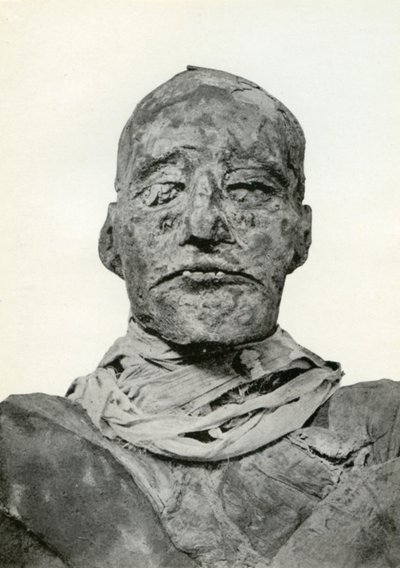 Chef för Rameses III:s mumie, fornegyptisk farao från den 20:e dynastin, c1156 f.Kr. 1926 av Winifred Mabel Brunton