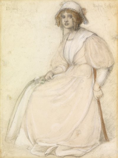 Dianeme (pastell på papper) av Winifred Sandys